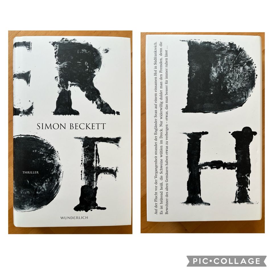 Simon Beckett Thriller Buch Verwesung Der Hof Lesen in Hamburg