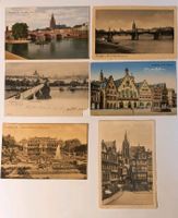 6 AK Ansichtskarten Konvolut Frankfurt a. Main Römer gelaufen München - Maxvorstadt Vorschau