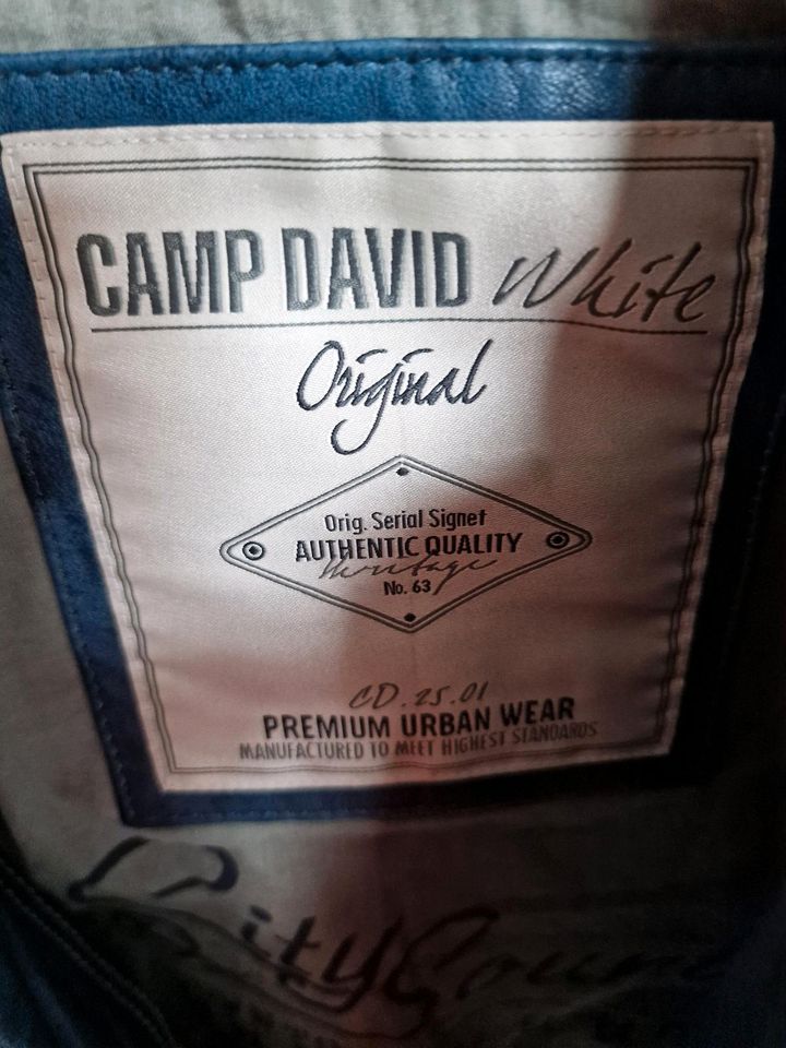 Camp David Lederjacke blau Größe M in Hessen - Schauenburg | eBay  Kleinanzeigen ist jetzt Kleinanzeigen