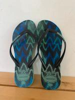 Havaianas Flip Flops Gr 39 blau/grün/schwarz Bayern - Maisach Vorschau