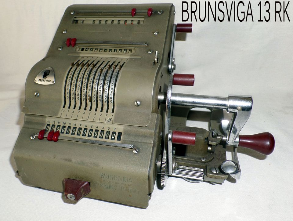 3x Brunsviga 10/13/ NOVA13 1930-1945 Rechen-Maschine Löschkurbel in Berlin