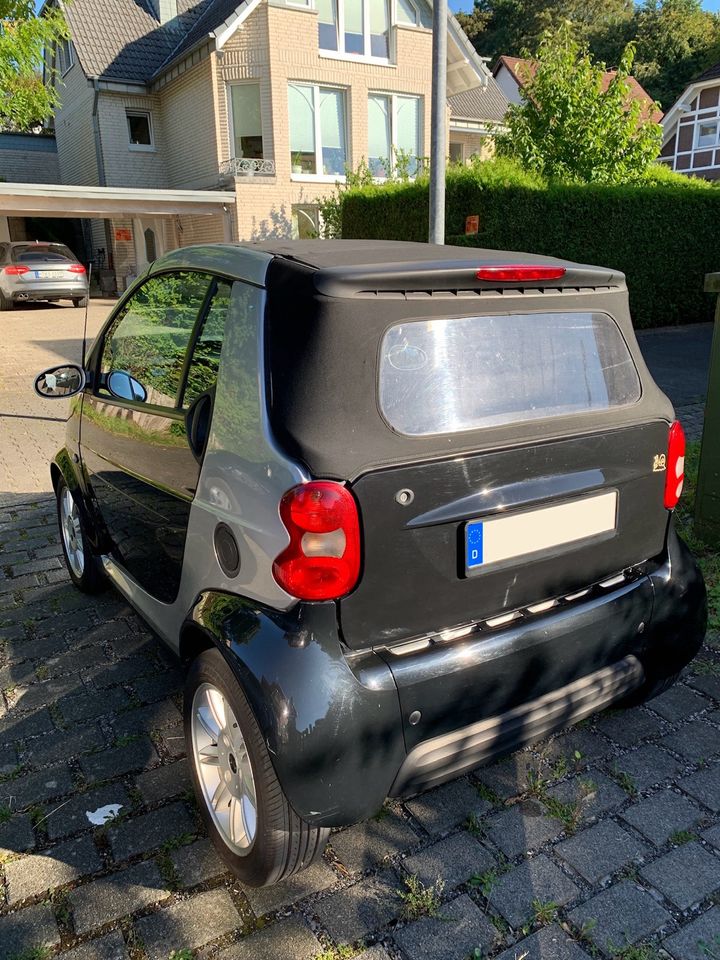 Smart Cabrio 450 schwarz TÜV neu! Verdeck & Heckscheibe top in Hemer