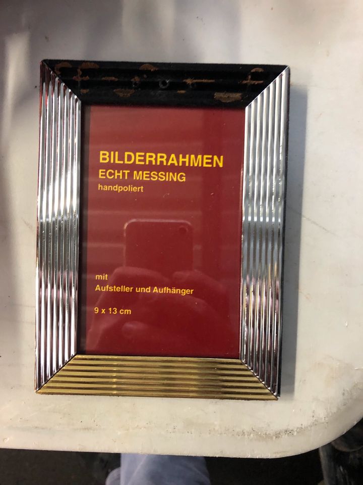 Bilderrahmen echtes Messing 3 Stück in Erbes-Büdesheim