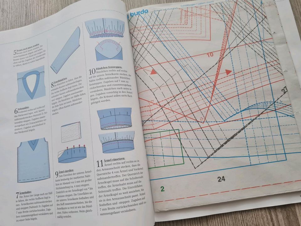 Burda Best of Node Klassiker Neu Schnittmuster 4/22 nähen Stoffe in Wartenberg