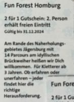 Gutscheine Fun Forest Saarland - Kleinblittersdorf Vorschau