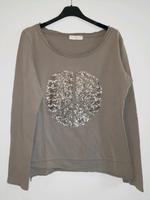 Langarmshirt von Milano, Peace-Zeichen, one size (ca. Größe M) Bremen - Borgfeld Vorschau