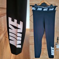 NIKE Sport Leggins schwarz mit weißem Logo Größe: M 38 Nordrhein-Westfalen - Gevelsberg Vorschau