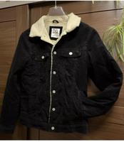 Pull & Bear Herren Kord Jeansjacke Größe M schwarz Teddyfutter Bayern - Großheubach Vorschau