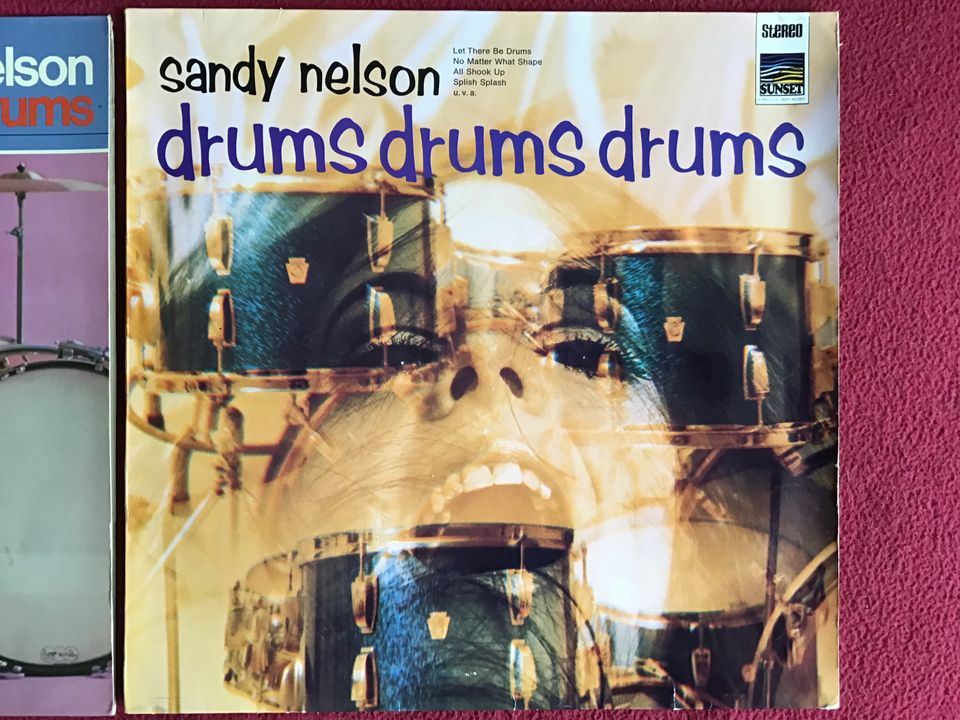 2x Vinyl LP Sandy Nelson: Teen Drums & Drums Drums Drums in Dortmund