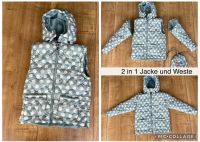 TCM 2 in 1 Steppjacke und Weste dots 128 (Etikett 134/140) Nordrhein-Westfalen - Rheine Vorschau