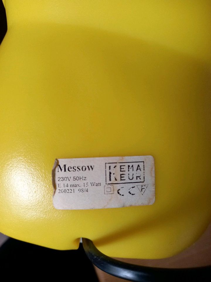 Bärenlampe gelb / Messow / Retro ca. 30 cm hoch in Hilden