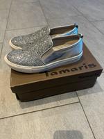 Tamaris Damen Schuhe Sneakers Gr. 40 neu Glitzer Silber Nordrhein-Westfalen - Kamen Vorschau