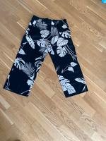 Cambio Leinen Culotte, Gr.40, schwarz/beige Blütenmuster Lübeck - Travemünde Vorschau