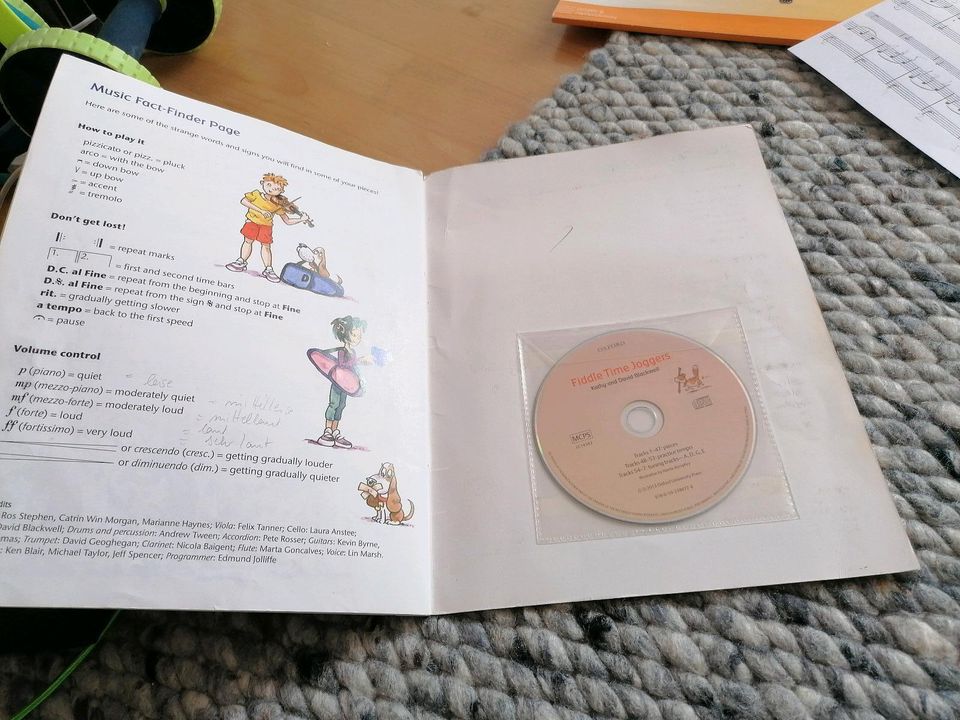 Violin Book 1 Fiddle Tine Joggers mit CD in München