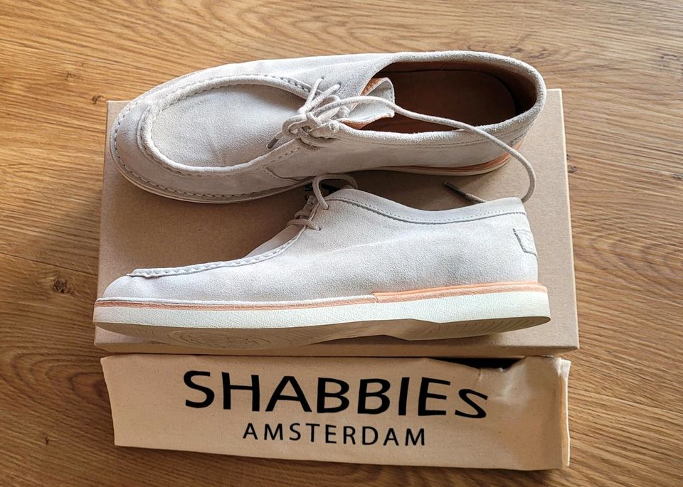 Shabbies Loafer, Wildleder, off white, 39, 1x getragen in Eibelstadt