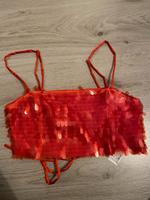Top mit Pailletten rot bershka Nordrhein-Westfalen - Mönchengladbach Vorschau