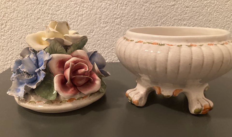 V. Bassano Keramik Italy, Schale mit Deckel, Blüten in Nürnberg (Mittelfr)  - Südoststadt | Kunst und Antiquitäten gebraucht kaufen | eBay  Kleinanzeigen ist jetzt Kleinanzeigen