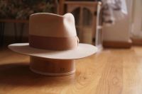 Hut wie Stetson - Fedora (beige) - 100 Prozent Kaninchenfilz Thüringen - Erfurt Vorschau