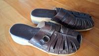 Rieker - Braune Clogs, Echtleder, Antistresssohle, Gr. 42 Baden-Württemberg - Freiburg im Breisgau Vorschau