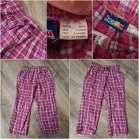 Pyjamahose schlafanzughose, lupilu, 98/104 kariert pink hellblau Bayern - Langenzenn Vorschau