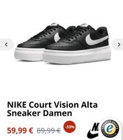 Nike Sneaker, Court Vision Alta, Größe 41 Wandsbek - Hamburg Duvenstedt  Vorschau