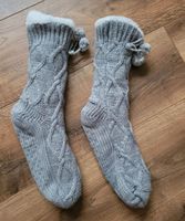 Dicke warme Kuschelsocken Hüttensocken grau Neu Niedersachsen - Blender Vorschau