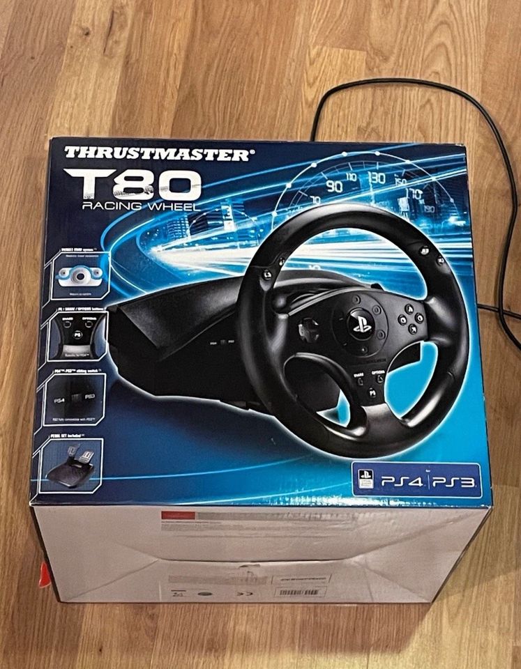 Thrustmaster T80 Racing Wheel / Lenkrad inkl. Pedale - PS3 & PS4 in Berlin