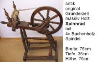RAR antik massiv Holz Spinnrad Wolle – Leinen – Deko – Garnhaspel Nordrhein-Westfalen - Minden Vorschau
