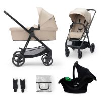 Kinderkraft NEWLY MINK PRO 3in1 Kinderwagen-Set - Sand Beige - Babywanne + Sportsitz + i-Size Babyschale + Zubehör - NEU Hessen - Fulda Vorschau