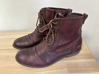 Schnürstiefeletten Bordeaux Gr. 39 Mustang Boots Leipzig - Probstheida Vorschau
