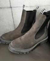 NEUw. Tamaris Boots 39 Nubuk Leder grau Winterstiefel Hessen - Ebsdorfergrund Vorschau