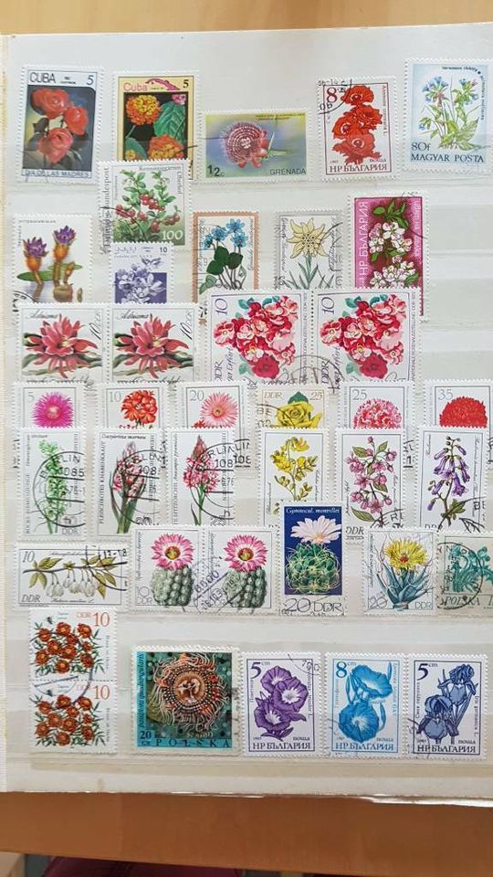 Briefmarken Sammlung Sets Weltraum Blumen Tiere usw. in Berlin