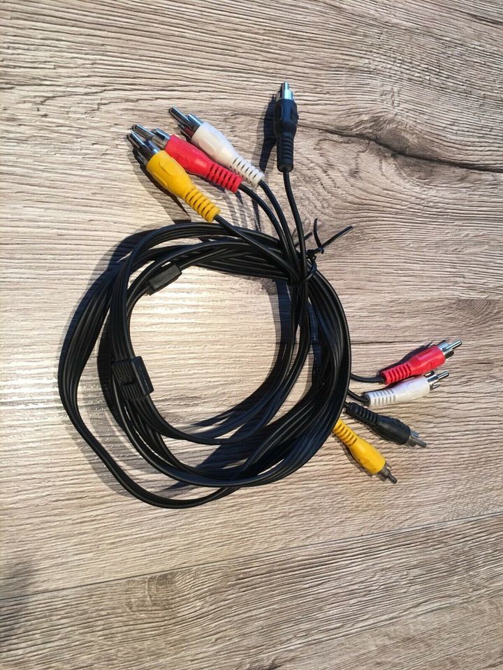 4 cinch auf 4 cinch Verbindung Kabel Cinchkabel 1,4 m Audio in Weitramsdorf