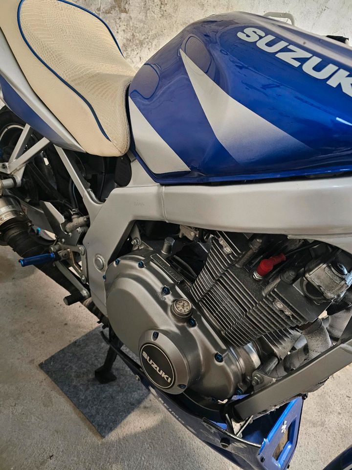 Suzuki GS 500 U Motorrad blau in Worms