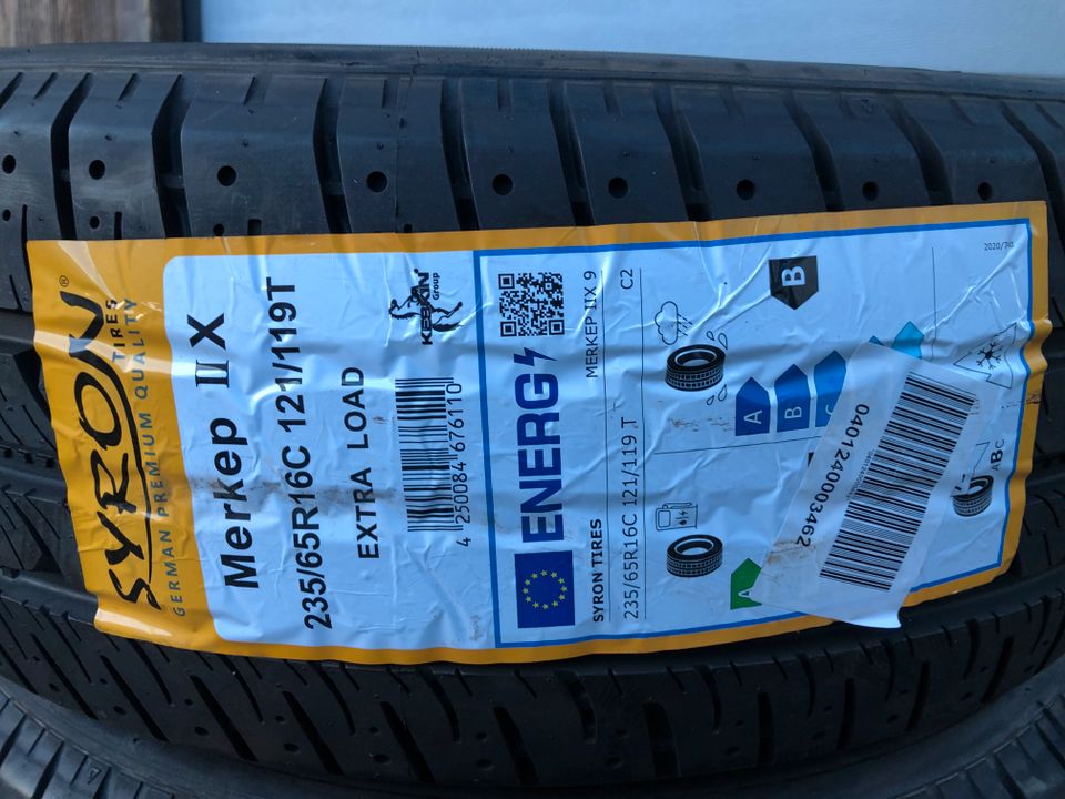 4x Neue Ganzjahresreifen (235/65 R16C 121/119T) SYRON Merkep 2 X in Herne