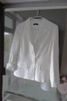Damen Blazer Gr. 40 weiß gestreift Schlitz Kragen Dortmund - Mitte Vorschau