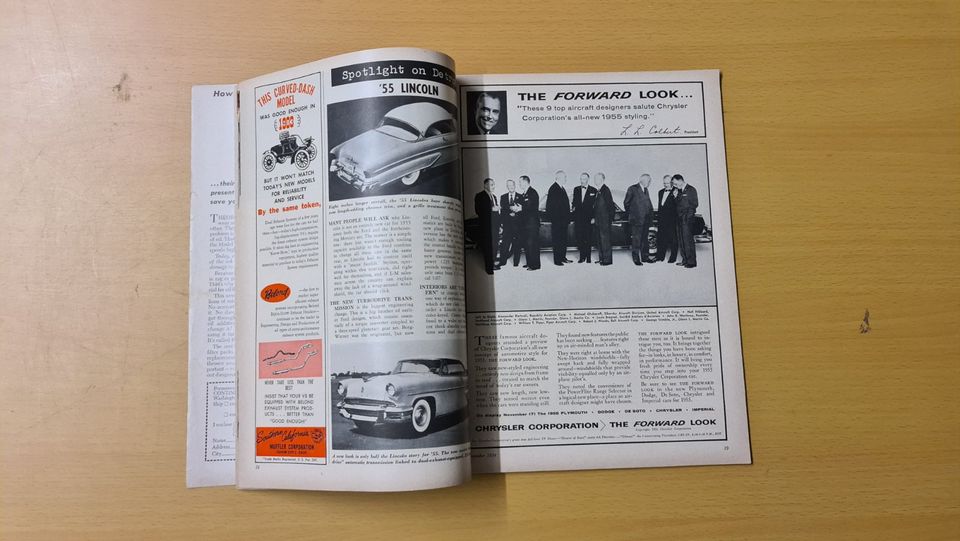 Motor Trend Magazin Dezember 1954 / 1955 Chevrolet Ford Dodge in Besigheim