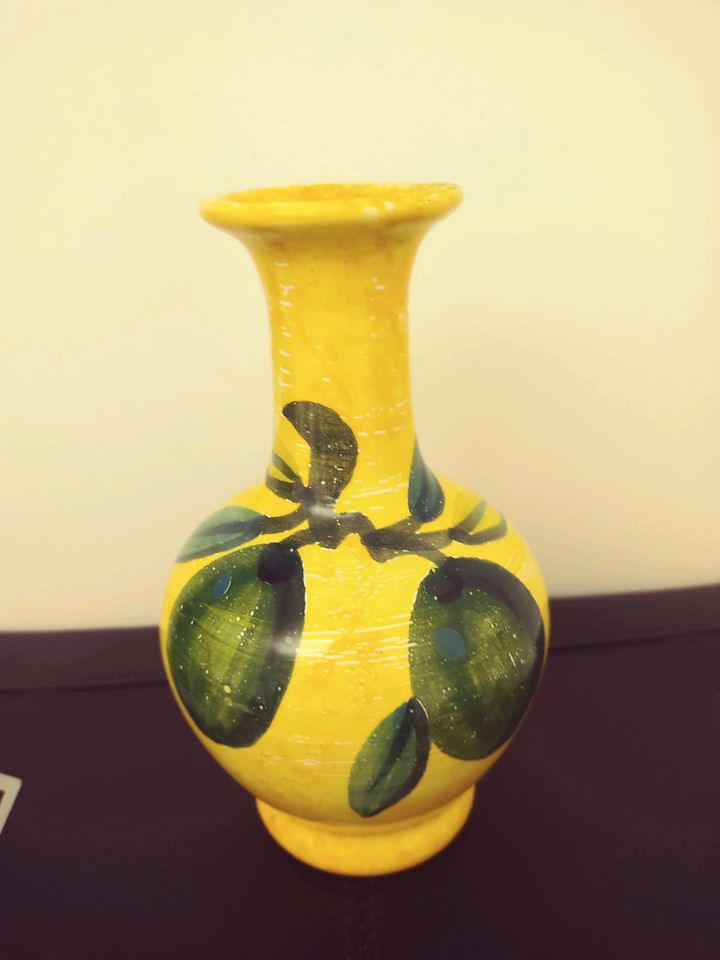 Keramik Vase Handgemalt in München