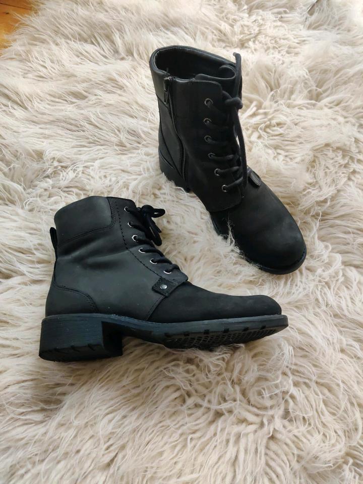 Clarks, Boots, Stiefeletten, Schuhe, schwarz neuwertig in Mauritz