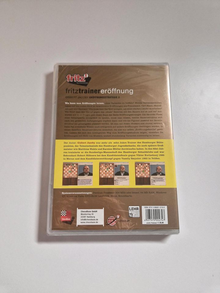 fritz trainer Eröffnung, Schach, ROM-DVD, Neu in Kriftel