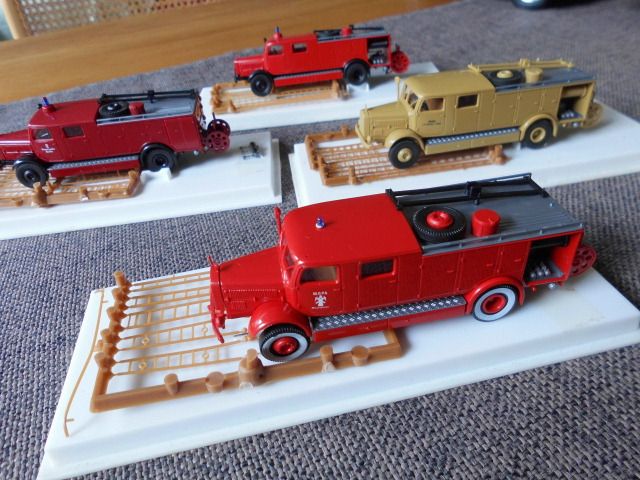 BREKINA Feuerwehr Fahrzeuge (4 St.) - 1:87 - Neu in OVP Box in Feldkamp