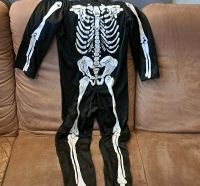 Skelett skull Kostüm Fasching Halloween Overall Gr. 128-140 Fries Bayern - Germering Vorschau