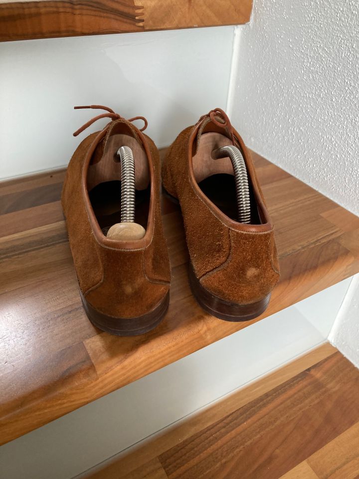 Vintage Herren Schuhe Gr. 43 braun Schnürer 50erJahre in Bad Reichenhall