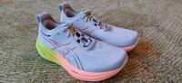 ASICS GEL NIMBUS 26 PARIS Laufschuhe Damen cool grey yellow München - Ramersdorf-Perlach Vorschau