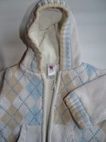 Baby Strickjacke Kapuzenjacke Hoodie beige-hellblau Gr. 68#J068-3 Rheinland-Pfalz - Wershofen Vorschau