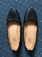 Schuhe Damen schwarz Ballerinas 37 Kroko Sachsen-Anhalt - Bismark (Altmark) Vorschau