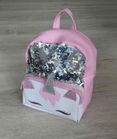 Einhorn Mädchen Rucksack rosa Pailletten Kita Tasche Leder Optik Berlin - Spandau Vorschau