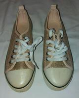 neue Glitzer-Sneaker in Metallic-rosa, Gr. 37 Brandenburg - Rhinow Vorschau