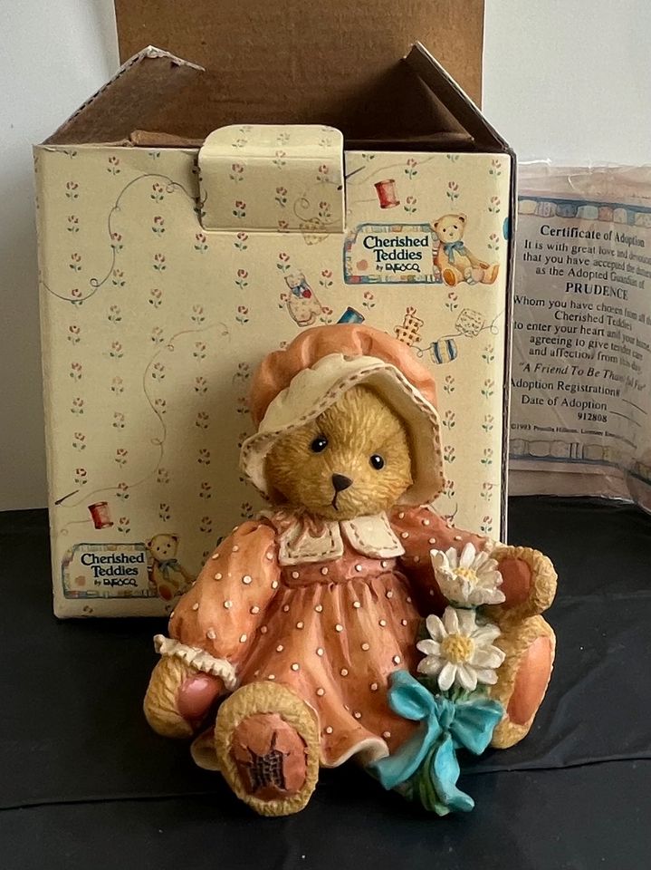 Cherished Teddies PRUDENCE Blumen in Seeheim-Jugenheim