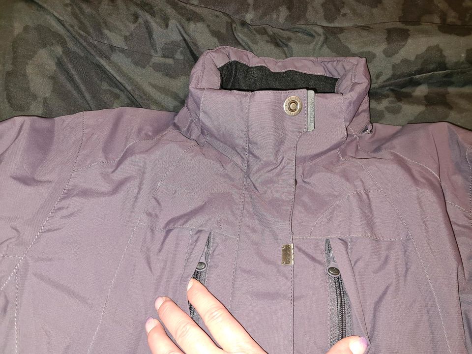 Icepeak Kurzmantel warm wind/wasserdicht Aubergine Gr.46 Top in Bad Pyrmont